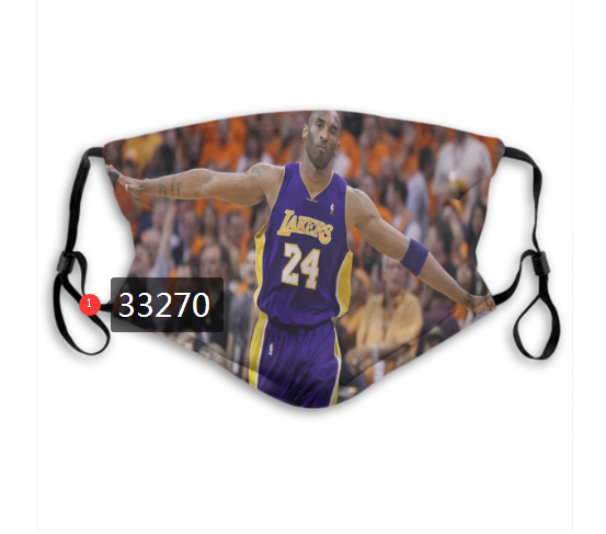 2021 NBA Los Angeles Lakers #24 kobe bryant 33270 Dust mask with filter->nba dust mask->Sports Accessory